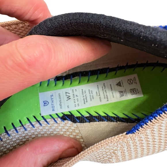 Rothy's Tuxedo Captoe Square Toe Flats - Picture 3 of 7